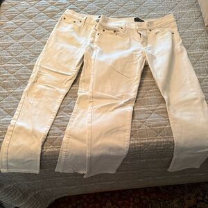 Banana Republic White Denim Jeans — Bundle of 2 (Size 26/2)